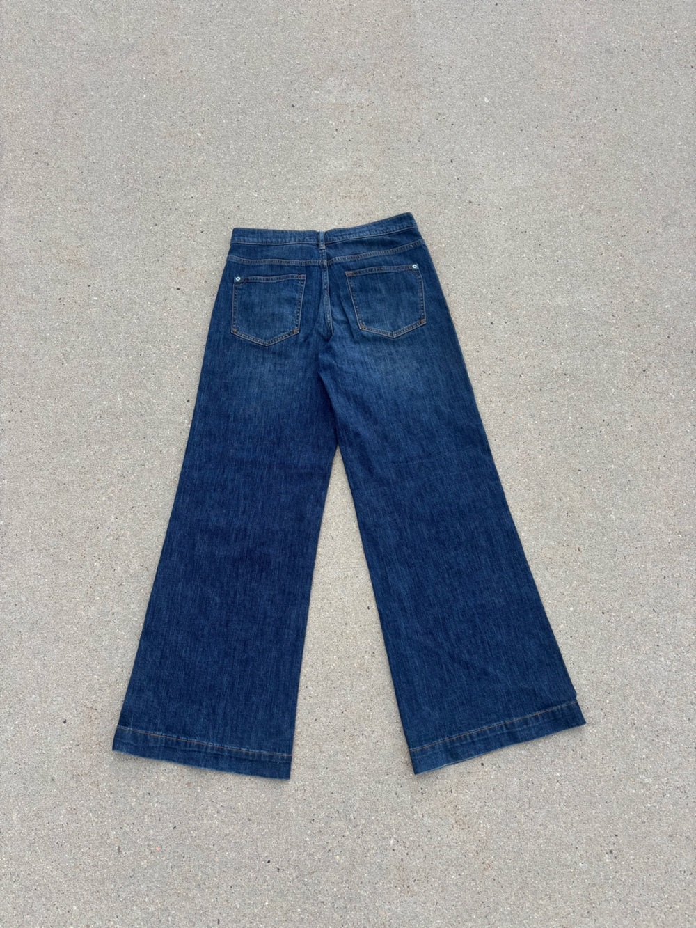 Pilcro Anthropologie Wide-Leg Jeans - Dark Wash, Size 27 - Picture 5 of 5